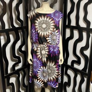 Lux II Floral Sleeveless Print Dress